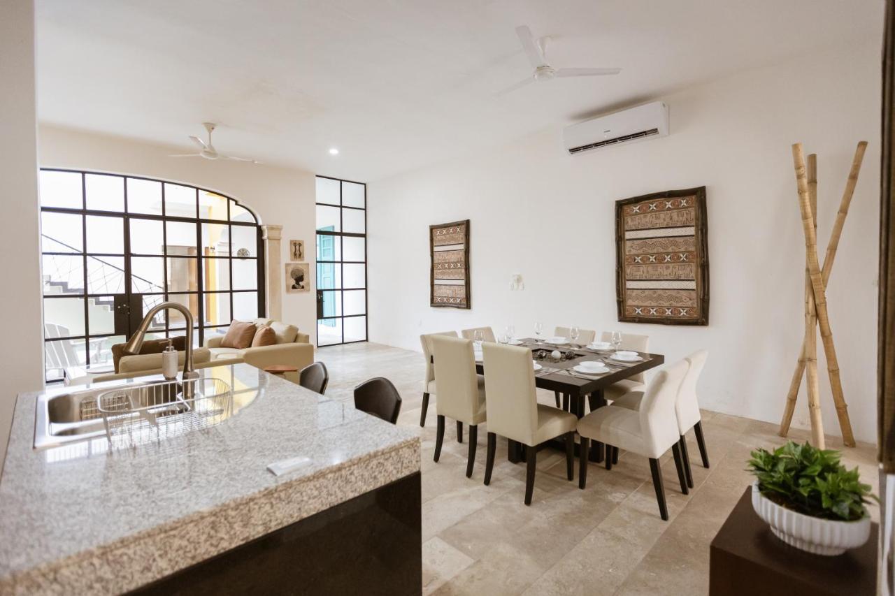 Casa Ubicada En El Corazon De Merida, Ac Y Piscina! Екстер'єр фото