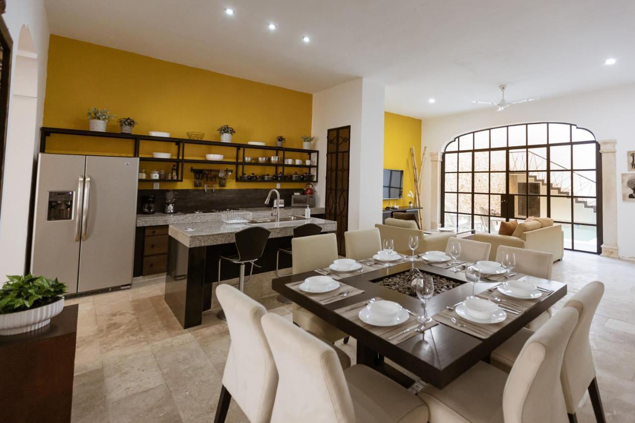 Casa Ubicada En El Corazon De Merida, Ac Y Piscina! Екстер'єр фото
